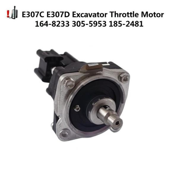 Moteur d'accélérateur pour excavatrice CAT E307C E307D 164-8233 305-5953 185-2481