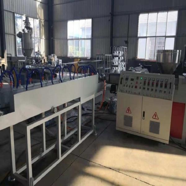 Popular PVC Fibre Reinforced Pipe Making Machine with Twin-Screw Extrusion Molding