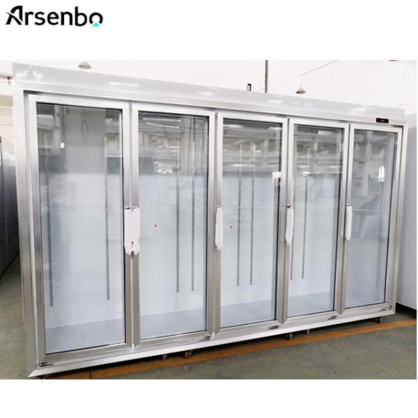 2700L 50HZ Commercial Beverage Refrigerator Silver Color For Drinks