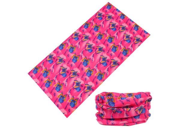 Blue Color Cute Design Kids  Headwear Size 25*50 CM Polyester