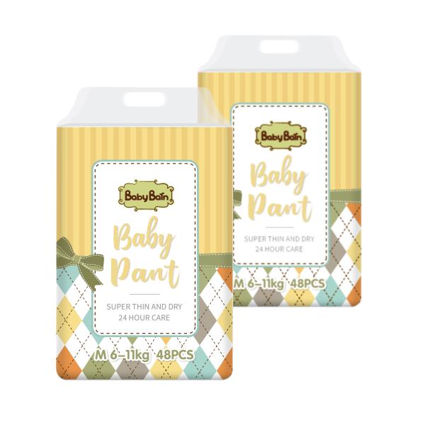 Highly Absorbent Pretty Baby Pants Eco Friendly Diaper Premium