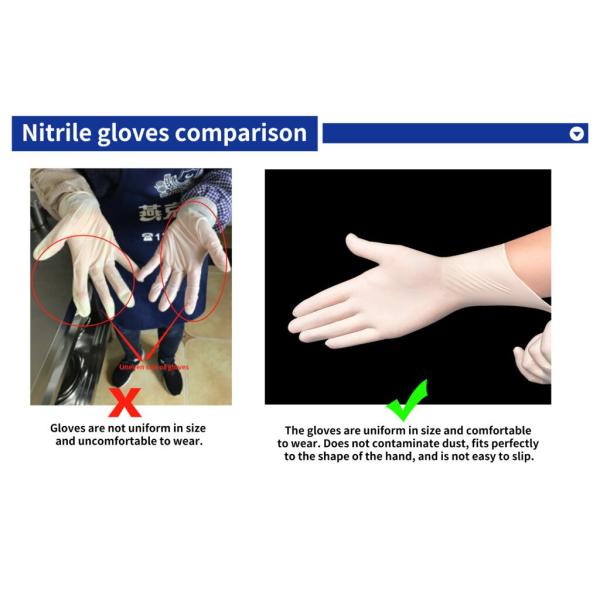 Powder Free Disposable Cleanroom Nitrile Gloves Versatile