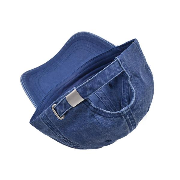 Помытый хлопок изготовленного на заказ логотипа бейсбольной кепки чистый помыл крышку для людей и женщины вручают мытье