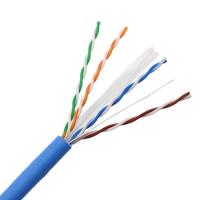 Ethernet interior de Cat6 UTP telegrafía el HDPE de cobre libre de 23awg 99,9% Oxygeen
