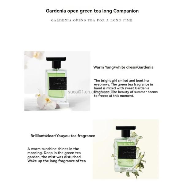 Natural Gardenia Floral Water Eau de Toilette Tea Scented Body Spray for Women