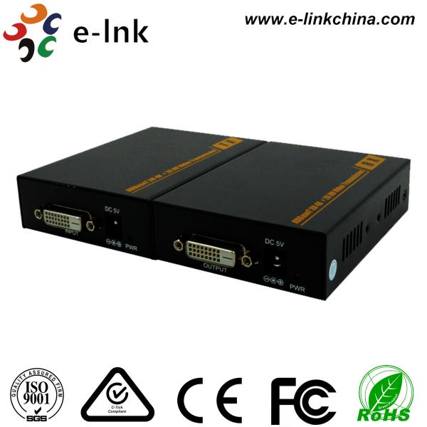 DVI KVM Extender более 100 м HD BaseT Волоконно-оптические аксессуары Single Cat6 7 кабель