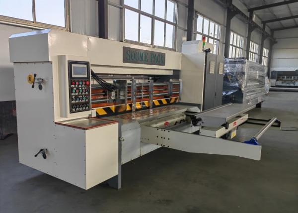 Corrugated Box Shape Making Machine Die Cutting Machine with Automatic Feeder and Anvil cover repair device
