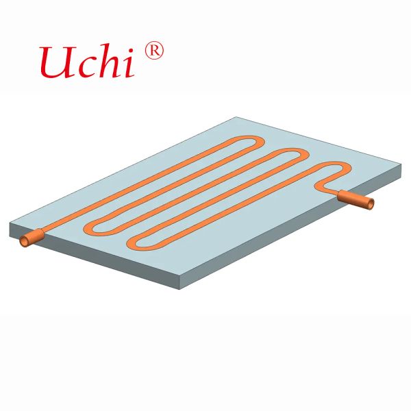 1500W IGBT Module Liquid Cold Plate Water Cooling Aluminum Heat Sink Solution
