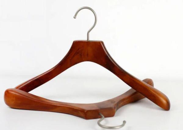 45CM Of Length Solid Wooden Clothing Store Hangers For Bussines Suit