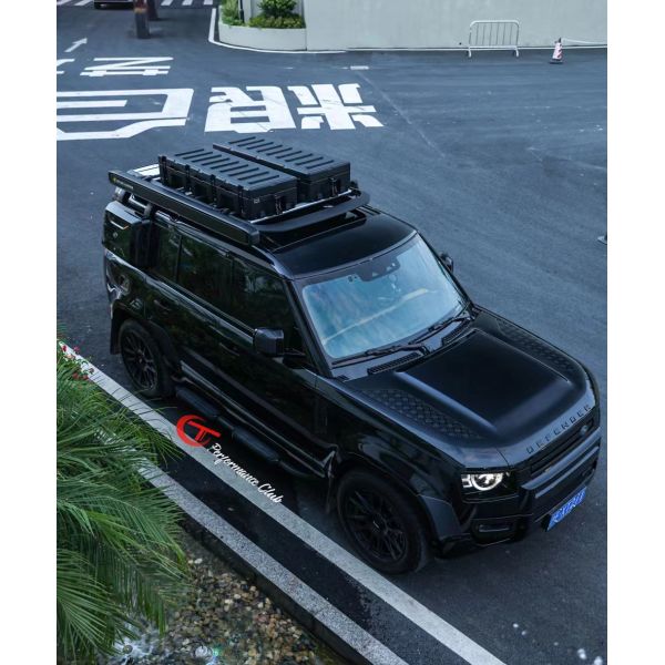 116L Low Profile Hard Plastic Rotomolding Tool Box Storage Case with Roof Luggage Rack Customizable ODM Cargo Housing