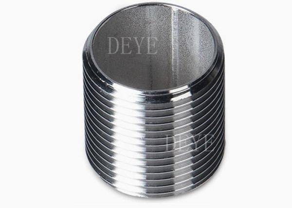 150PSI NPT BSPT Threaded Pipe Fittings Stainless Steel Screwed Welded Nipple
