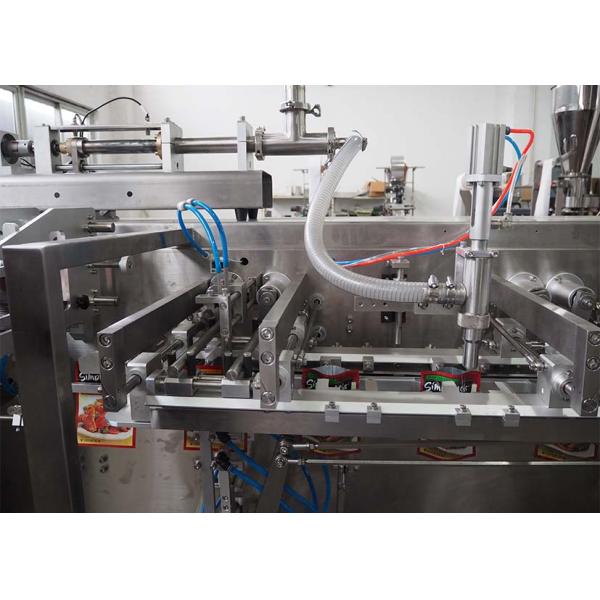 Sauce Premade Pouch Packaging Machine For Doypack , 3/4 Sides Sealed Bags , Pillow Bags