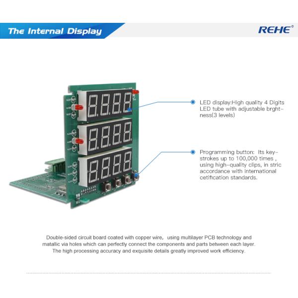 Three phase digital intelligent voltage meter voltmeter  panel meter