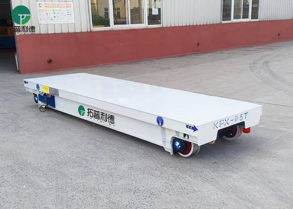 Metal Factory Warehouse Rail Steel Mill Transfer Motorized Cart