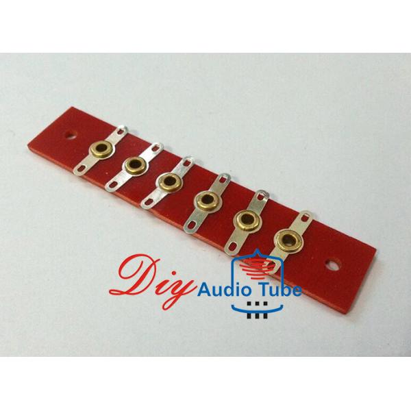 6 Pins Tube AMP Board Tag Strip Terminal Board For Vintage HIFI Guitar Amp