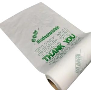 Veste de transporte Sacos de compras biodegradáveis reutilizáveis Compostaveis