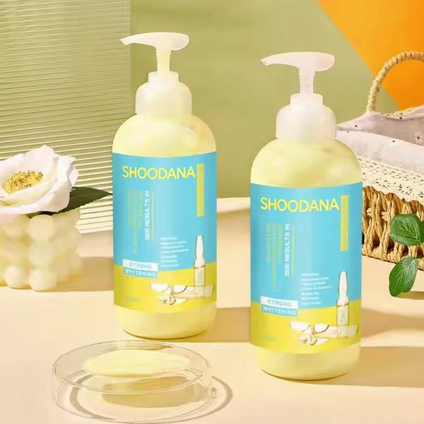 Fábrica OEM de Loción Corporal 500ml Vitamina C Ácido Frutal Blanqueador Loción Corporal AHA