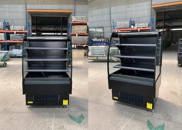 Curved Grab And Go Refrigerators SEMI Vertical Auto Defrost