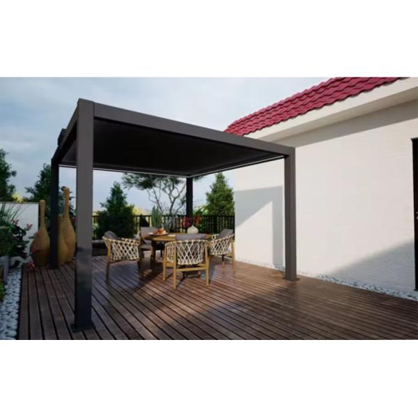 Low Maintenance Aluminum Gazebo With Pergola And Various Colors Adjustable Louvers