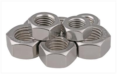 SS304 / 316 A2/A4 SAE Stainless Steel Hex Nuts Fastener For Threaded Rod Passivated 1/2