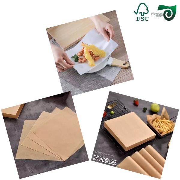 Papeterie d'emballage résistant à la chaleur et à l'huile