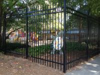 Casas e metal de Powder Coated Tubular da cerca de piquete do ferro do jardim