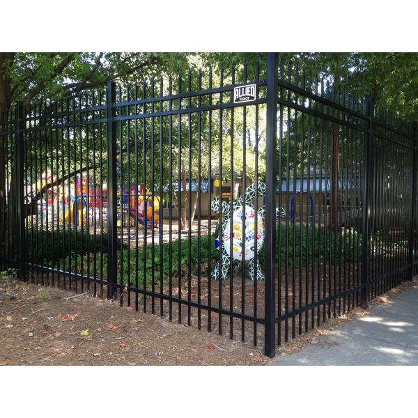 Stainless Tubular Steel Trellis Fence Pipe Fencing Boundary Wall Panel Residential Security Palisade Fence
