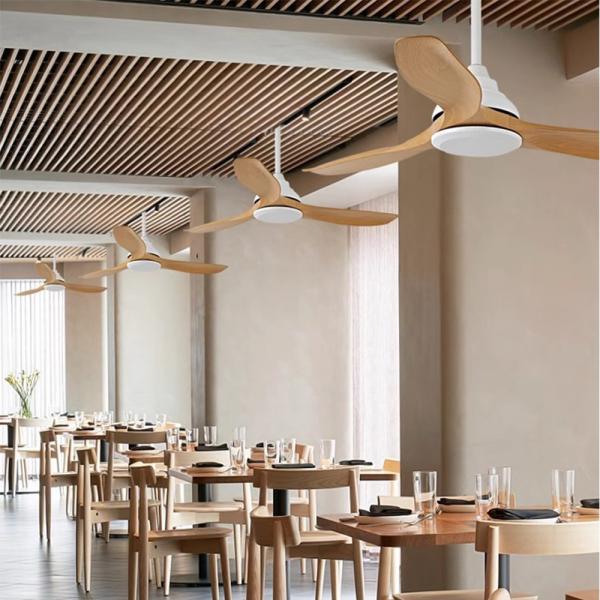 Fabricant Ventilateur de plafond industriel rétro de 56 pouces Conversion de fréquence commerciale Ventilateur électrique non lumineux Salle à manger Utilisation à domicile
