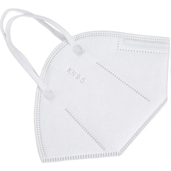 Disposable KN95 Folding Half Face Mask Face For Air Pollution , Dustproof Mouth Cover