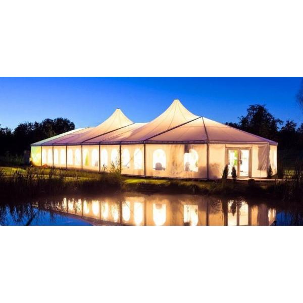 Lights Decoration Transparent Sidewalls Pagoda Canopy Tent for party