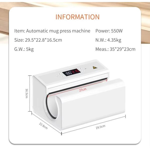 Automatic Sublimation 11oz Mug Press Machine 20oz 30oz Sublimation Heat Press Printing Machine Tumbler Press Machines