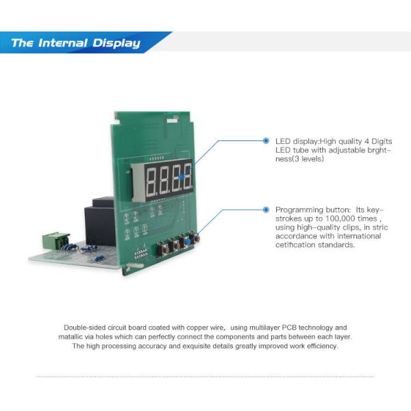 Settable Alarm Intelligent Single Phase Frequency Meter  Measurement