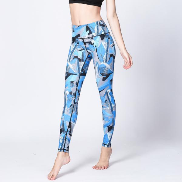 CPG Global Women's Outdoor Leggings Sport Running Pants Yoga Geometrical Pattern HK31
