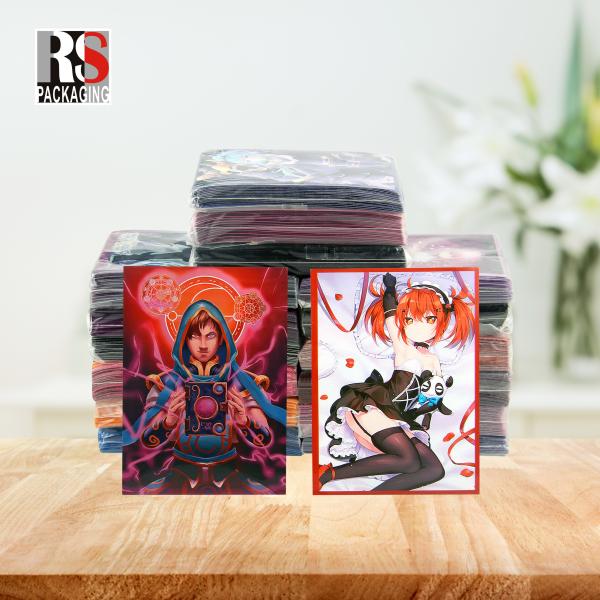 Protector de cartão personalizado Yugioh Anime Manga Matte MTG Protector de cartão