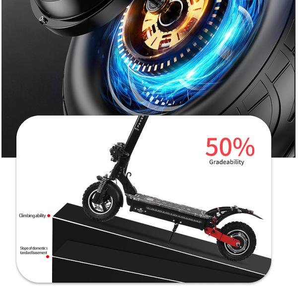 10/11 Inch 48V 60V 1000W 2000W High Power High Speed Cross-Country Electric Scooter