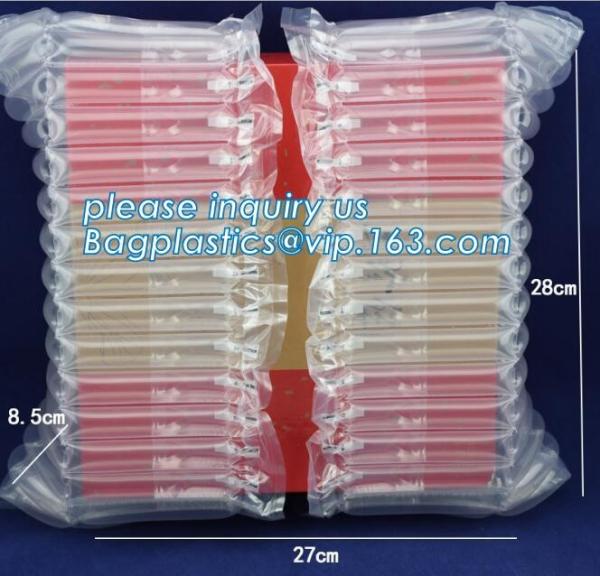 inflatable air bag for wine bottle, wine bottle air bag transport protective shock resistant cushion hand bag packaging,