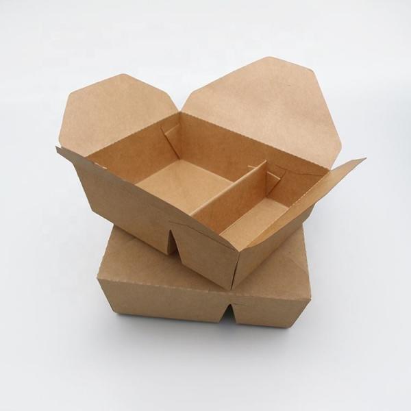 #4 High quality Food Takeaway Packaging Takeout Box Paper Lunch Box Disposable Fast Food Packaging Boxes
