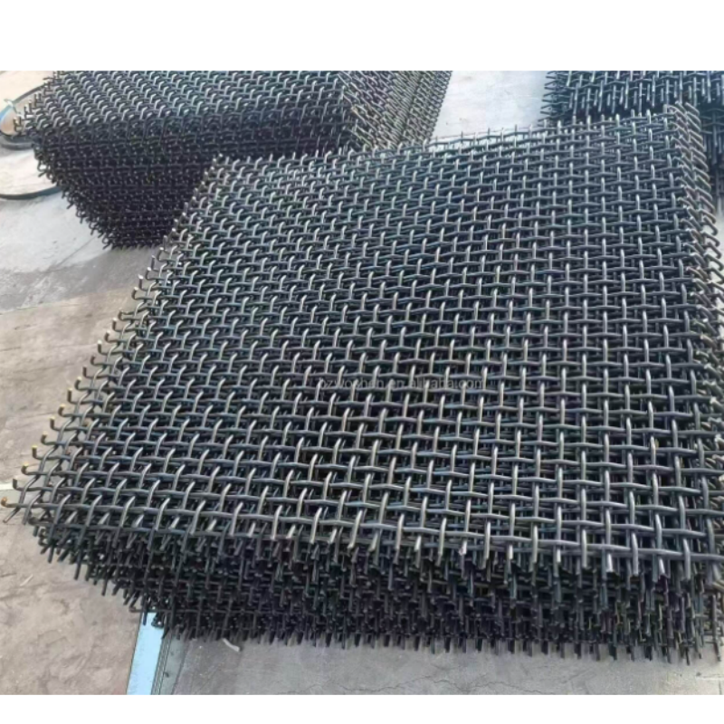 65Mn Manganese Steel Crimped Wire Mesh with 0.5mm-10mm Wire Diameter for Industrial Filtration and Screening