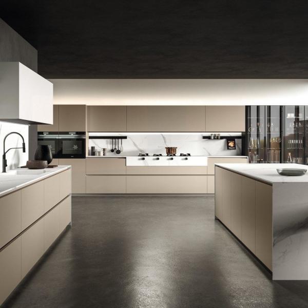 Custom Kitchen Cabinet Design Mdf Modern Lacquer Wood Kitchen Cabinets Design