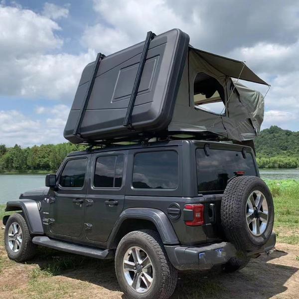 Fold Out Rooftop Tent 280g Polyester Aluminum Honeycomb Panel