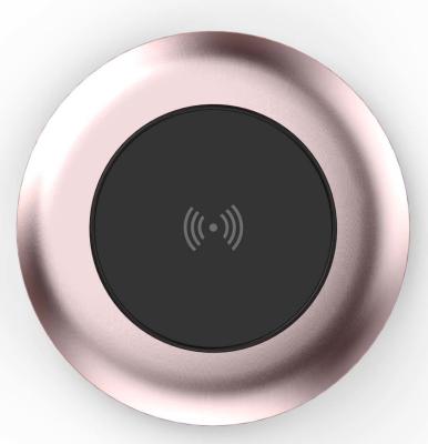 Desktop Round Shape Wireless Mobile Charger Adopt 10w Fast Charging Technology