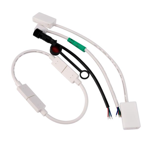 Waterproof Connection 5PIN Male Car Wiring Harness For Light Strips