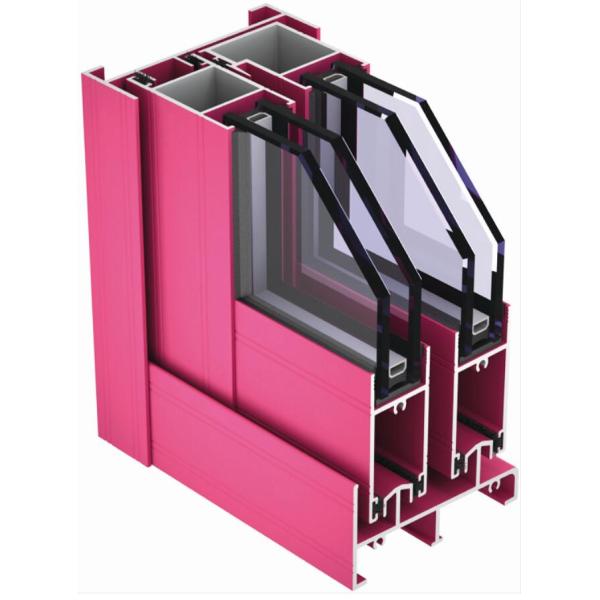 6063 алюминиевых сползая двери патио T5 для перерыва балкона не термального