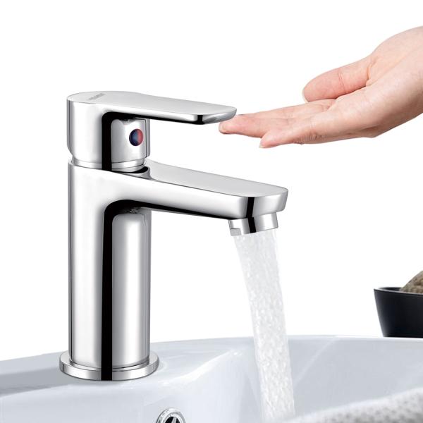 1.2GPM Stainless Steel Basin Mixer Bathroom Vessel Sink Faucet OEM