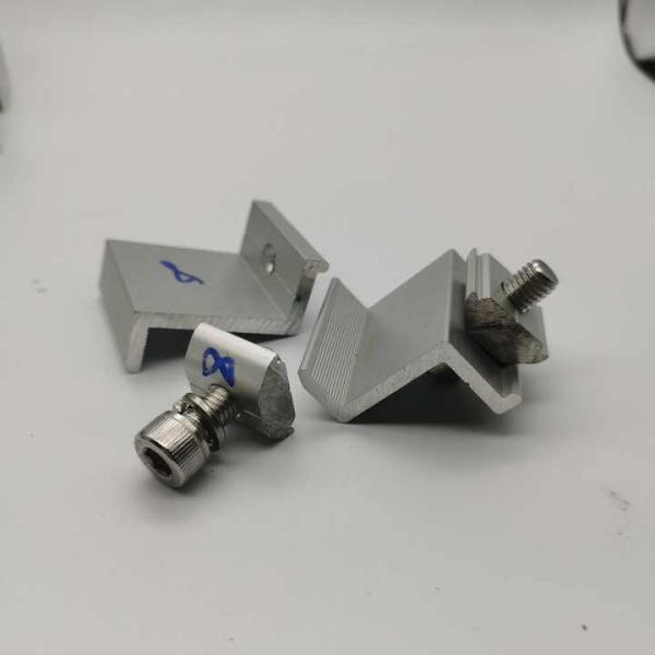 Aluminium Solar Rail Clamps with Nut – Universal Fit for Roof, Carport & Ground Brackets