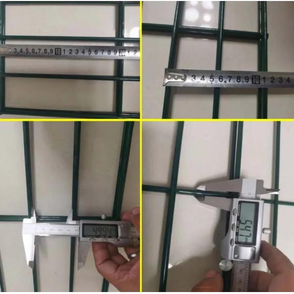 PVC ISO9001 покрыл двойной сад провода петли ограждает 5/4/5 Rustproof