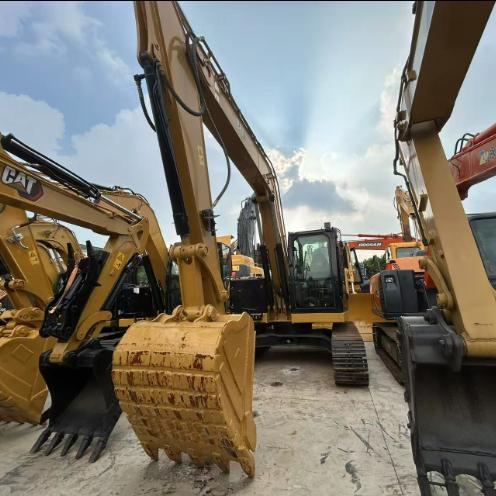 Wood Handling Used Caterpillar CAT 310 Used Hydraulic Rotating Grab Excavator