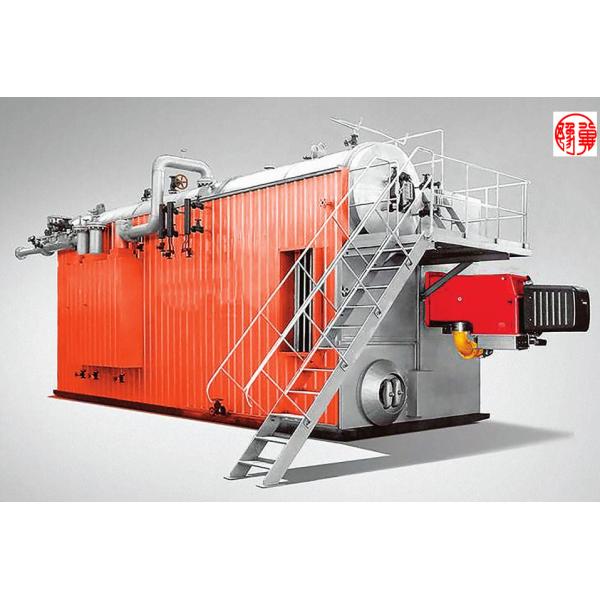 Dual Fuel LPG Fired Steam Boiler , Steam Gas Heater 65kg Steam Capacity Double Drum