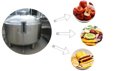 3kw Continuous Vacuum Fryer 100kg/ Batch Capacity Keeping Flavor And Nutrition