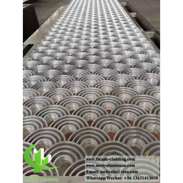 Panneau massif en aluminium pour revêtements muraux extérieurs ignifuges